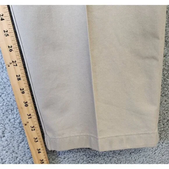 NEW Haggar Work To Weekend Classic Fit No Iron Khaki Dress Pants Size 40 x 34 - Picture 12 of 16